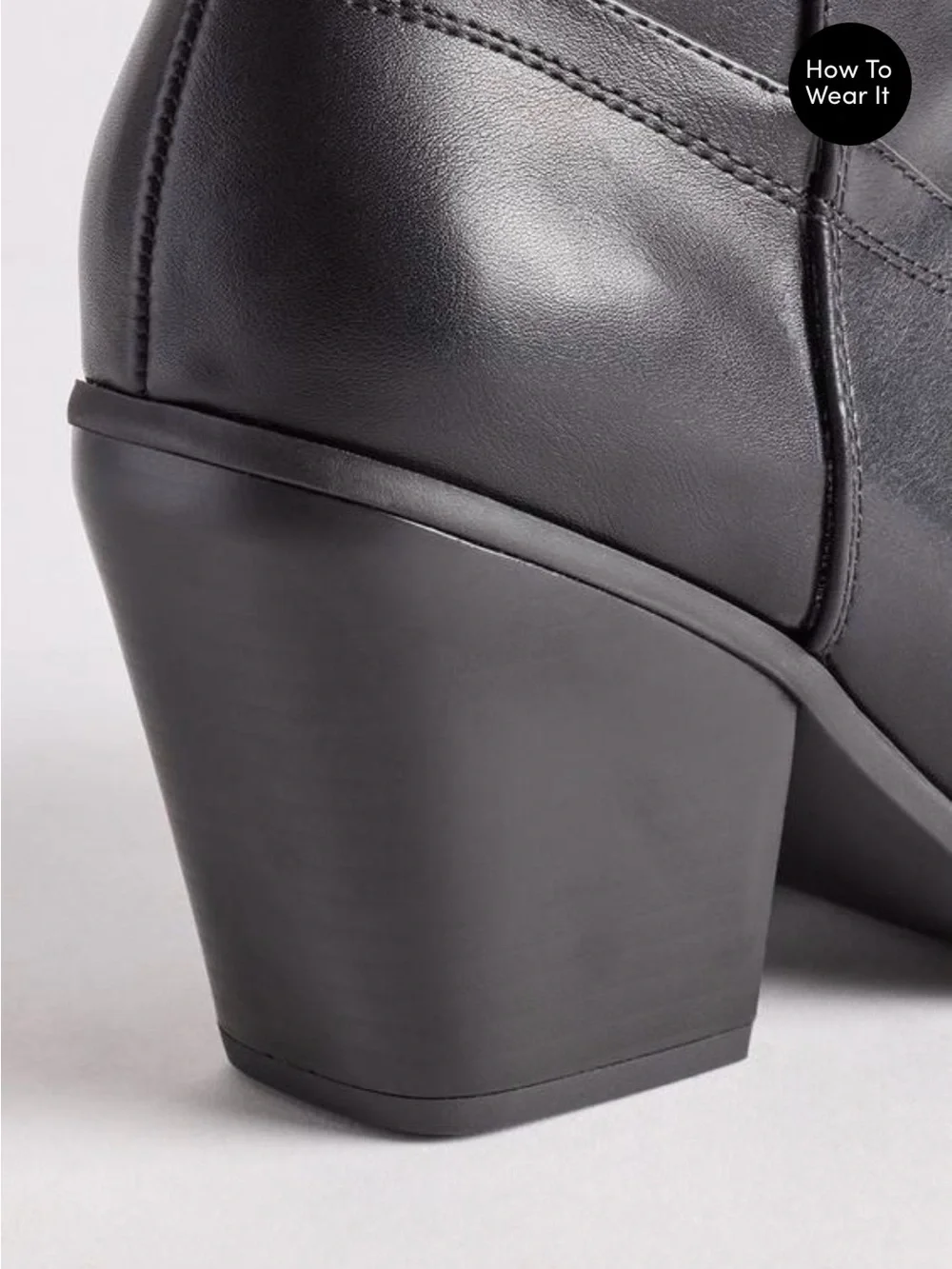 torrid Black Western-Inspired Block Heel Ankle Boots
